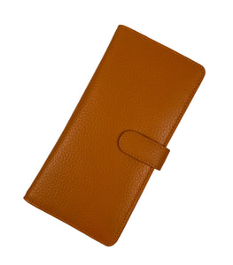 Slim Credit Card Clutch Wallet - Caramel