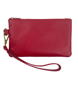 Slim Wristlet Clutch Wallet - Red