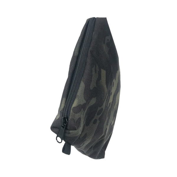 Large Black Camo Pouch